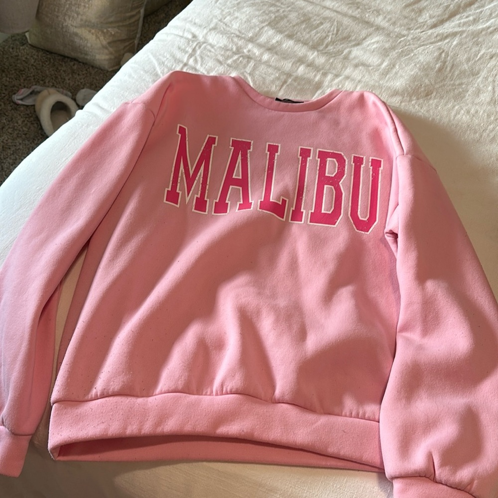 Pink Malibu sweatshirt